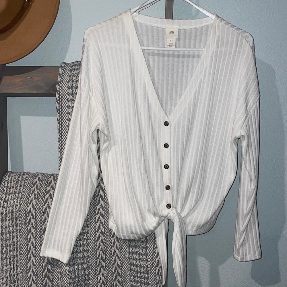 Women’s Blouse Brown Buttons